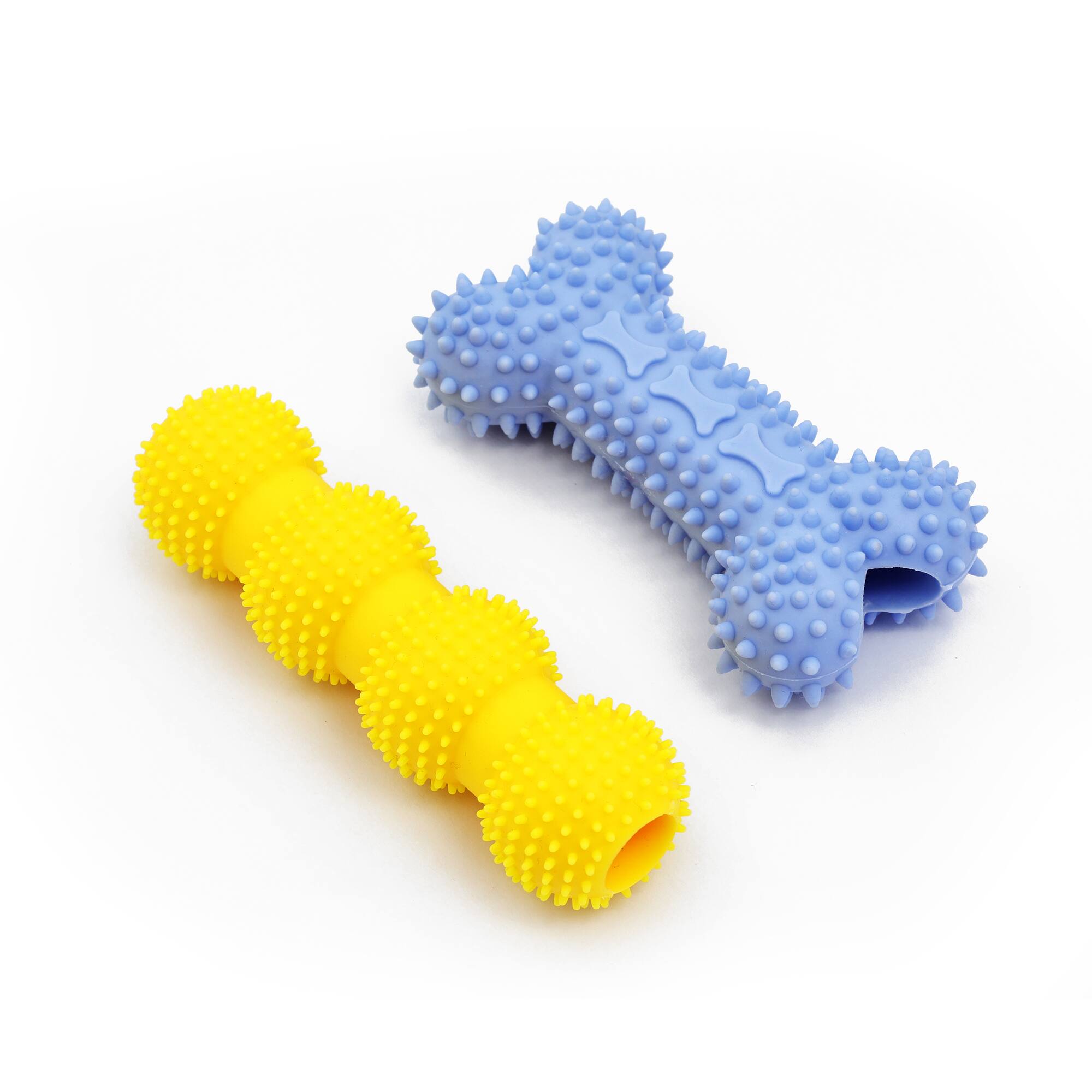 Yellow & Blue Dog Bones by Fab Finds